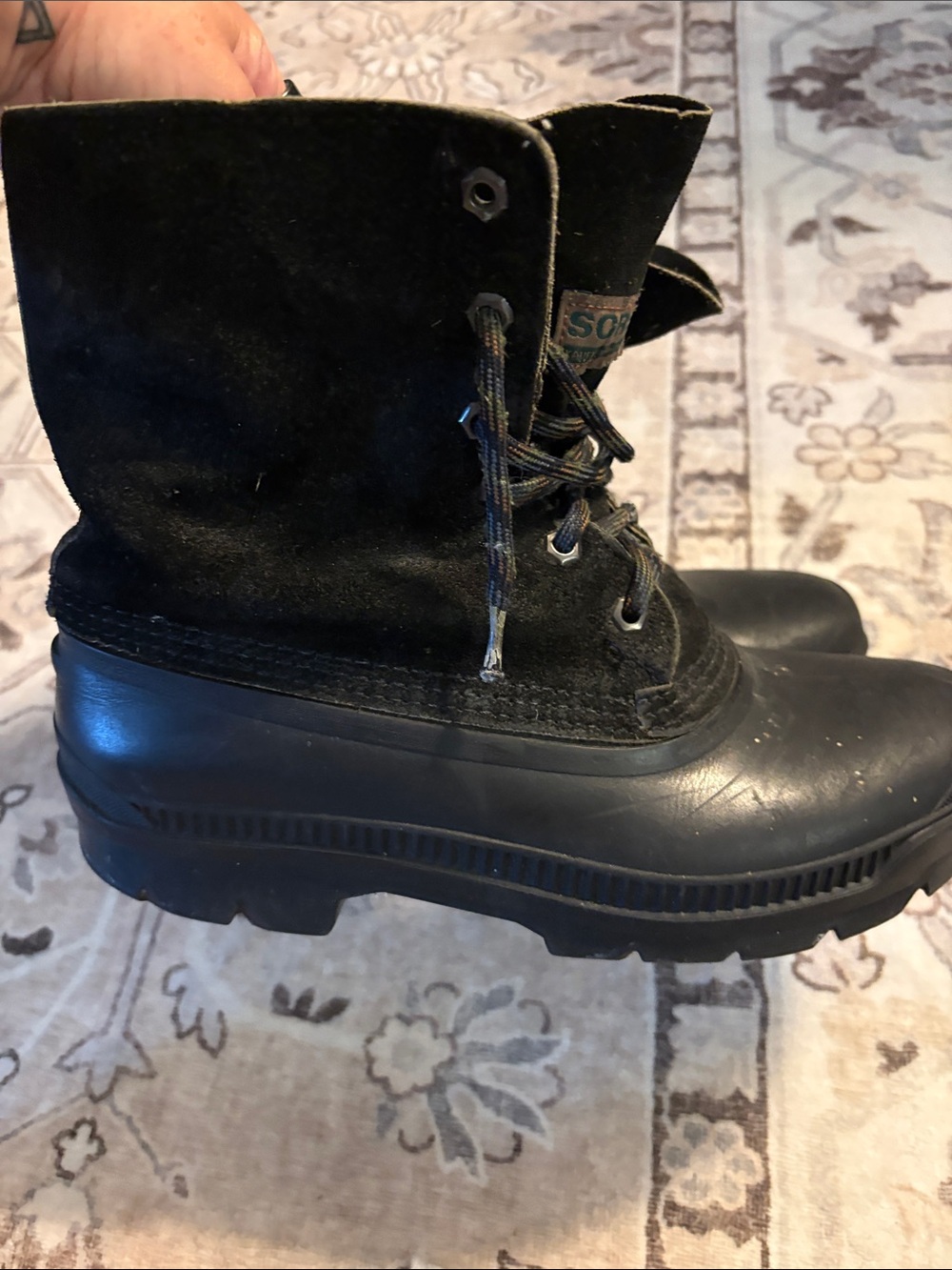 Sorel Black Men's Lace-Up Rain & Snow Boots - Picture 4 of 6